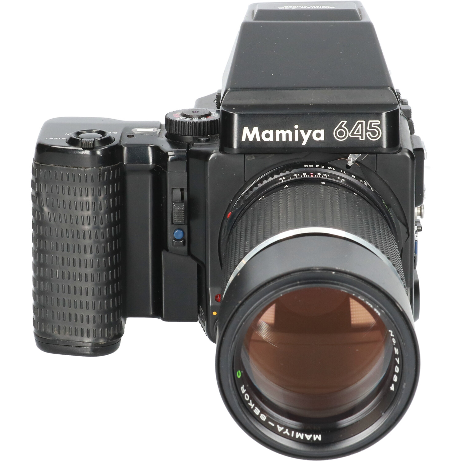 Mamiya 645 Super + Mamiya-Sekor C 210mm f/4 + Grip + Prism Finder